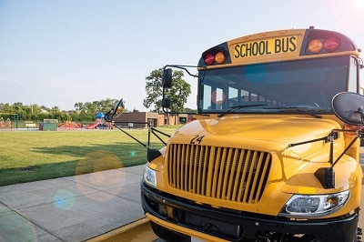 School bus in Buffalo