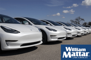 Tesla car lot