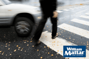 pedestrian almost hit by car
