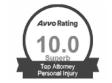 10.0 Rating top attorney personal injury logo