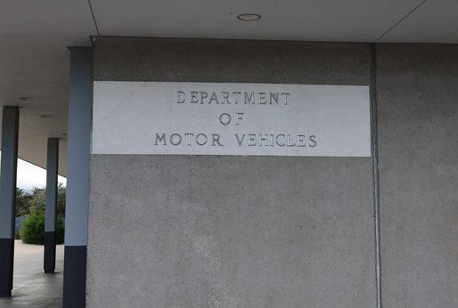 California DMV sign