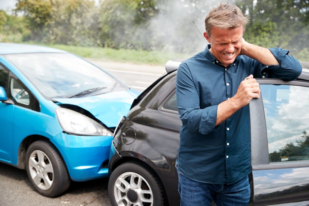person with bodily injury after car accident