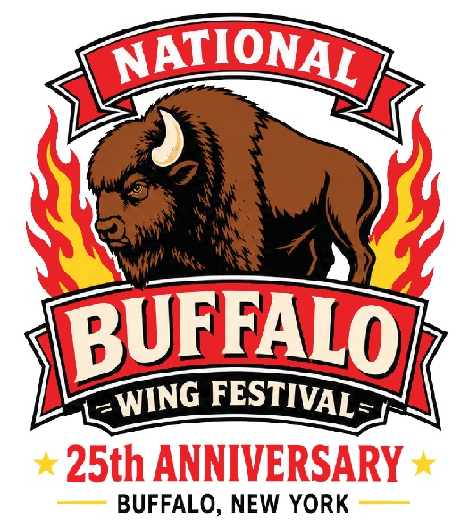National Buffalo Wing Festival 25th Anniversary logo, Buffalo, New York